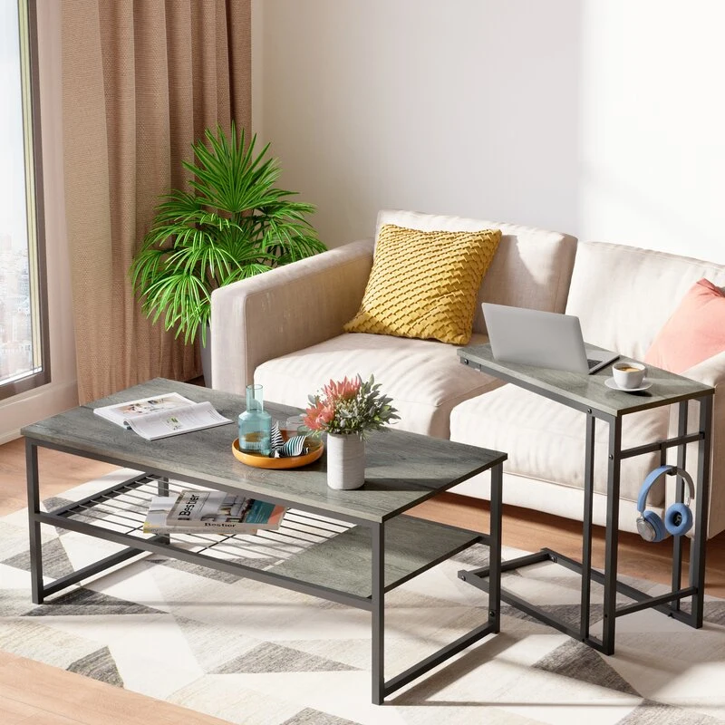 3 in 1 Multi-Function Lift Top Coffee Table with Storage for Living Room Small Coffee Table for Dining Reception