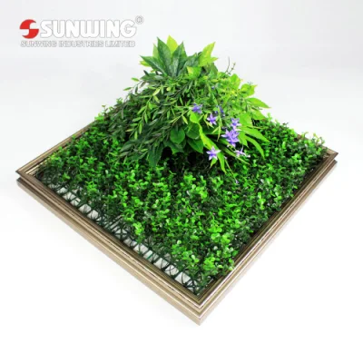 Hot Products Decorazione da giardino verticale da parete con protezione UV con fogliame